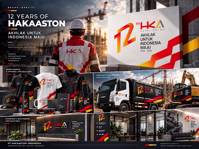 12 Years of Hakaaston - Visual Identity & Anniversary Branding