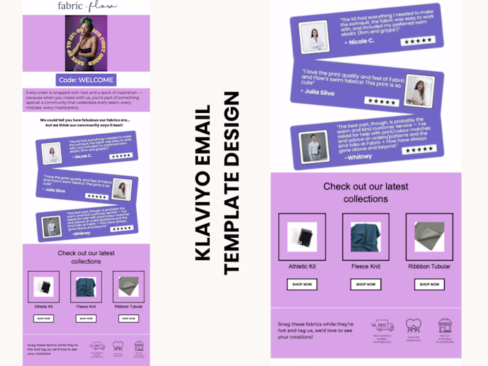 KLAVIYO Email Template