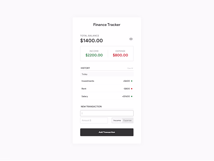 Expense Tracker