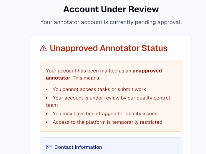 As a freelance data annotator