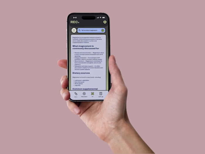 RECx: Mobile App Concept & UX Design