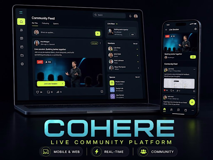 Introducing Cohere.live (http://Cohere.live) ⚡ —