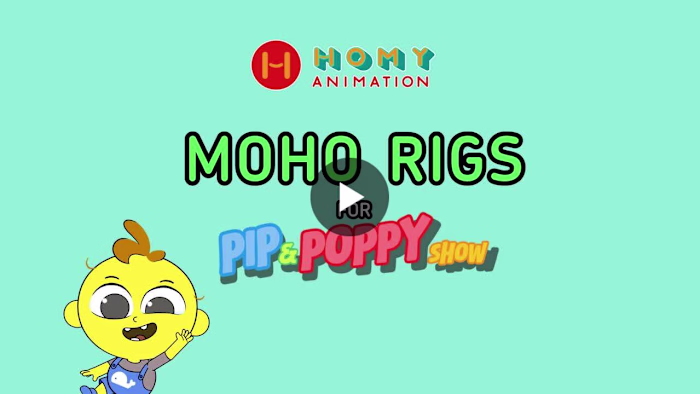 Moho Rigs for 'Pip And Poppy Show'