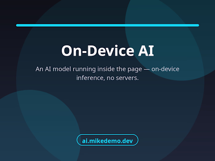 On-Device AI