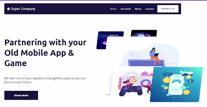 Super Company | Webflow Business Website Modern Webflow webs...
