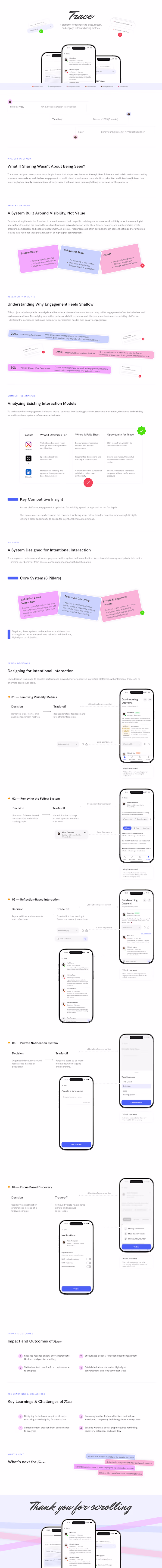 Trace — What If Sharing Wasn’t About Being Seen?