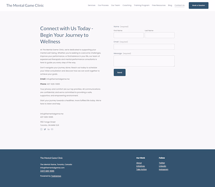 Saving a mental health clinic's website | thementalgame.me
