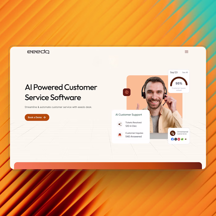 ✨ eeedo – AI SaaS Rebrand & Website | Framer