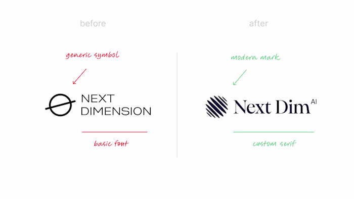Logo design - before /