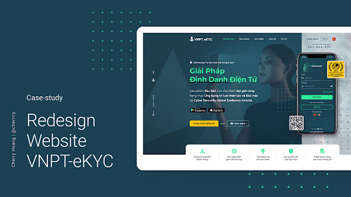 VNPT eKYC Web landing page re-design :: Behance