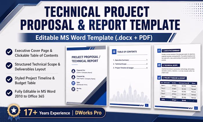 Technical Project Proposal & Report