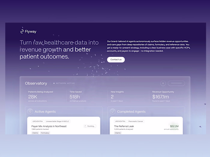 Flyway Health: Brand and interactive website