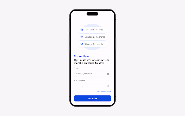 Market Flow : A simple app to track and organize market.