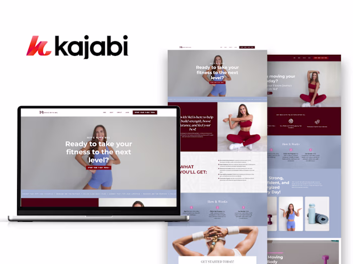 Full Kajabi Website Design
