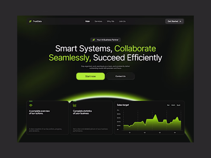 TrustData | Branding & UX/UI Design