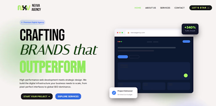 Nexva Agency: Redefining Digital Elegance