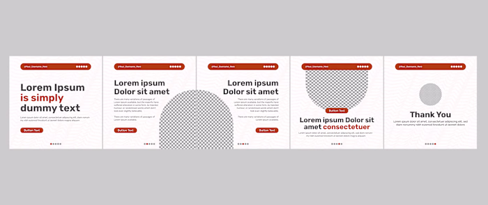 Modern Minimal Social Media Carousel Template