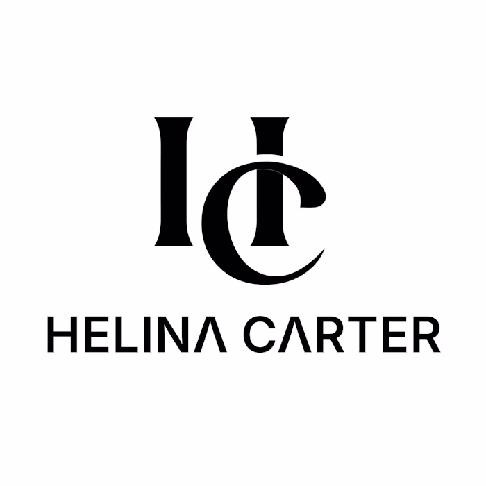 Helina Carter HC logo design