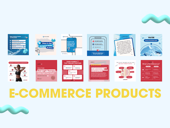 Social Media Content for E-commerce Products