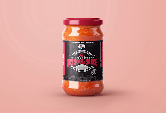 BBQ sauce packaging
