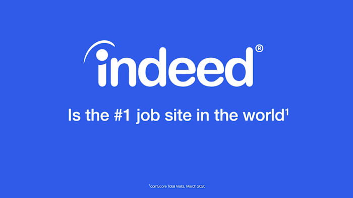 Indeed Typo Promo Animation