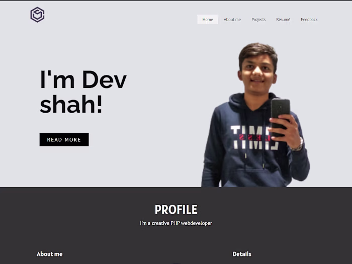 My new website