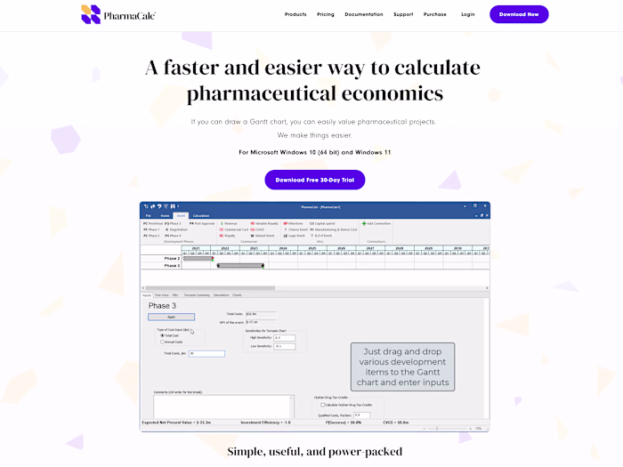 PharmaCalc | Pharmaceutical Valuation and Portfolio Software