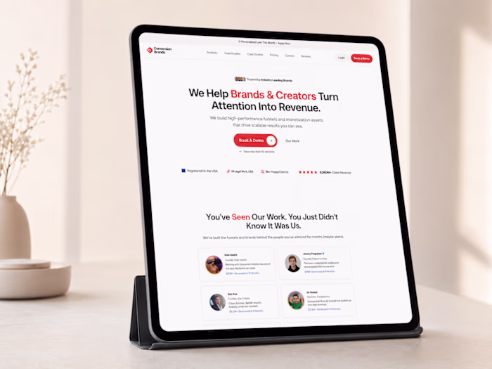 Conversion Brands - Webflow Migration