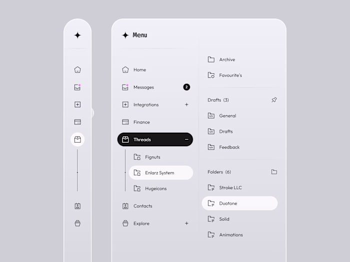 Web Sidebar/Menu