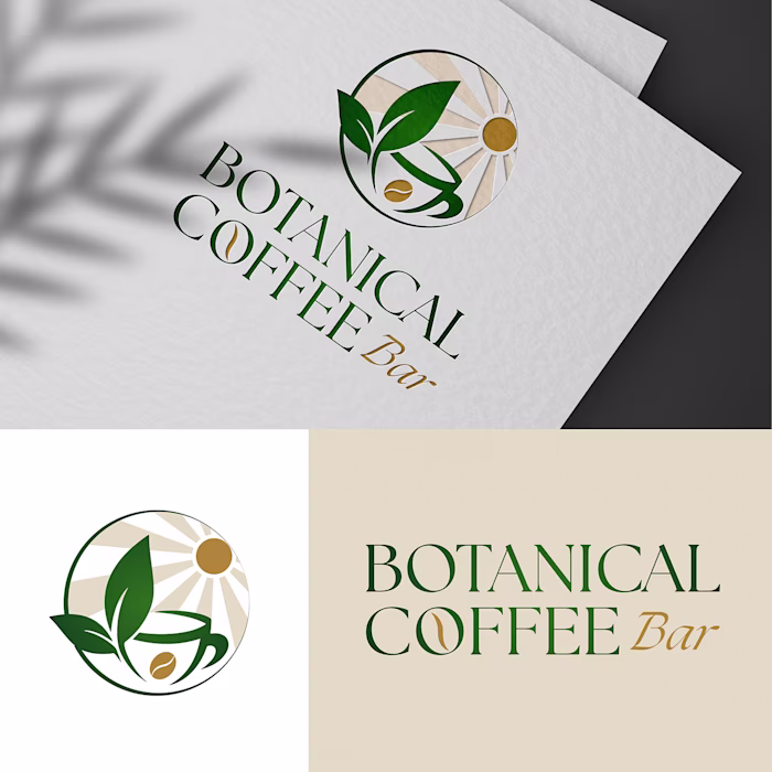 Botanical Coffee Bar Logo :: Behance