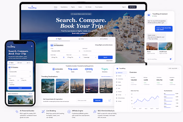 TravelKing — AI-Powered Travel Commerce