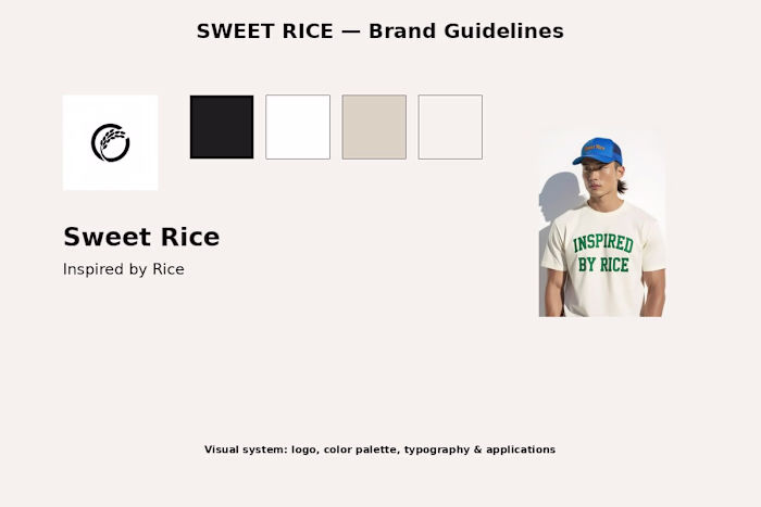 SWEET RICE - Brand Guidelines