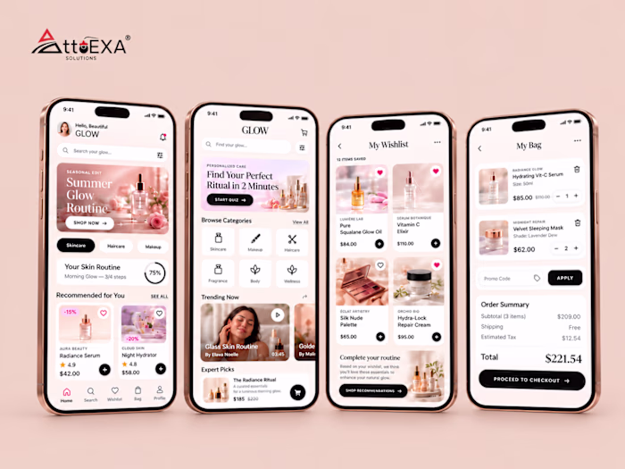 Designed a modern beauty &