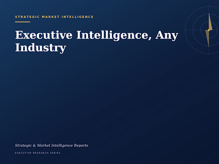 Executive-grade strategic and market intelligence