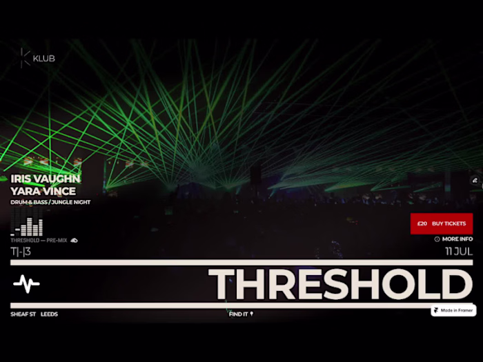 Animated Music Event Landing Page