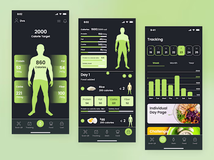 CALORIESENS - Calorie Counter Mobile App