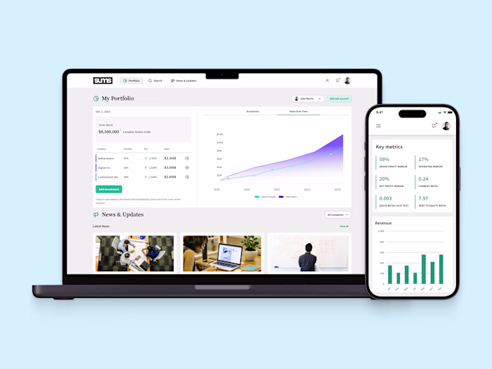 Redesigning SUMS Investor Platform for Enhanced User Experience