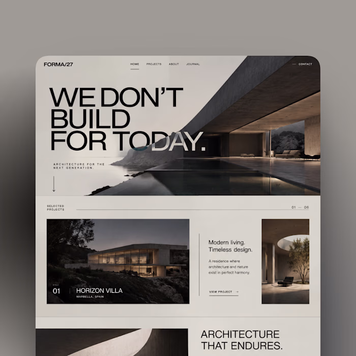 Clean,Modern and user-friendly landing page
