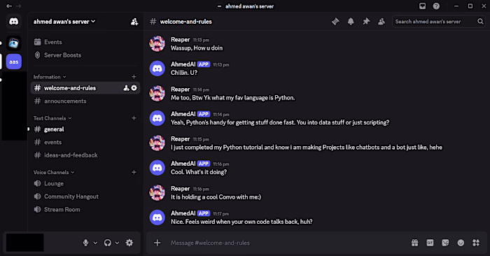 AI Discord Bot with Custom