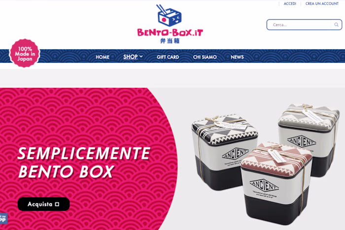 New e-commerce Bento-box