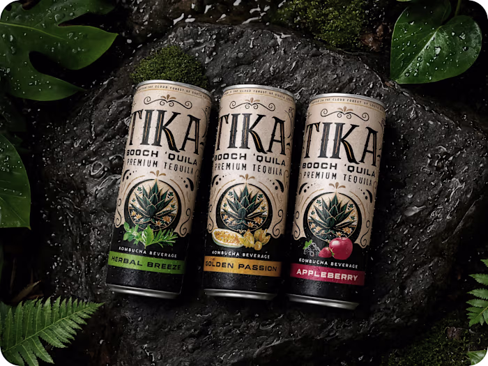 Premium Tequila Kombucha Identity