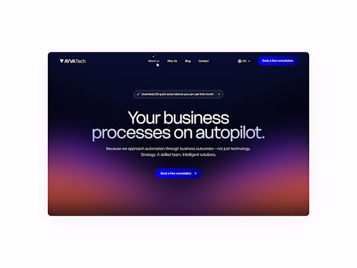 AYVA Tech Brand & Website Redesign