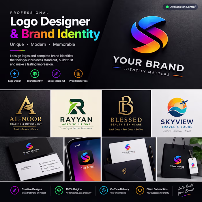 Professional Logo Design & Complete