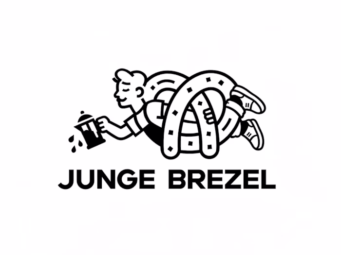 Junge Brezel: Modern German Bakery Branding