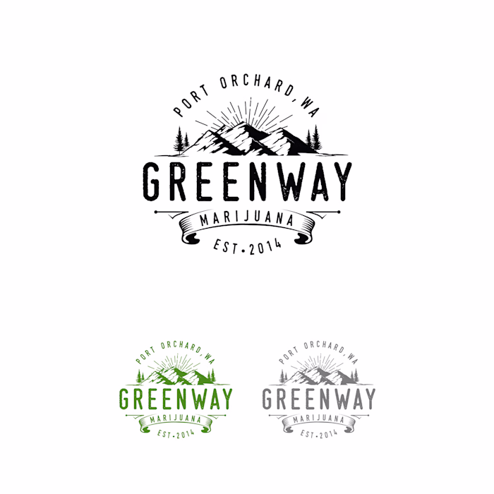 Marijuana logo on Behance