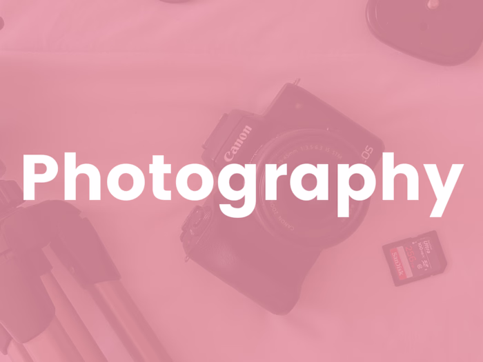 Photography: Lifestyle, Portrait & Product