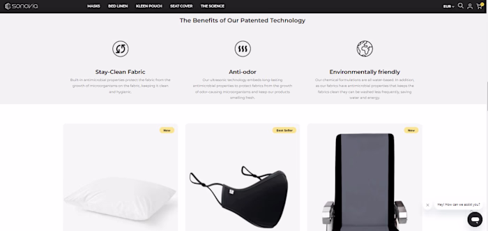 Fabric-based smart products, designed for