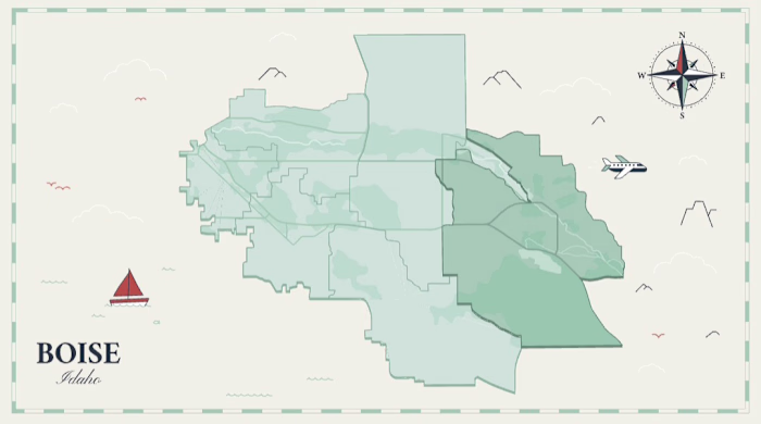 This interactive 2D map was