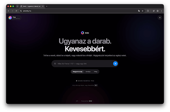Amix

A subscription product for finding