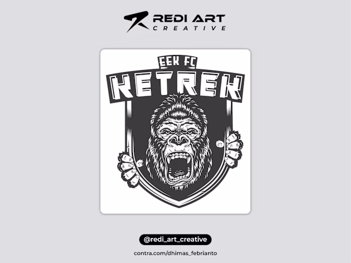 Design Logo EEK Fc Ketrek